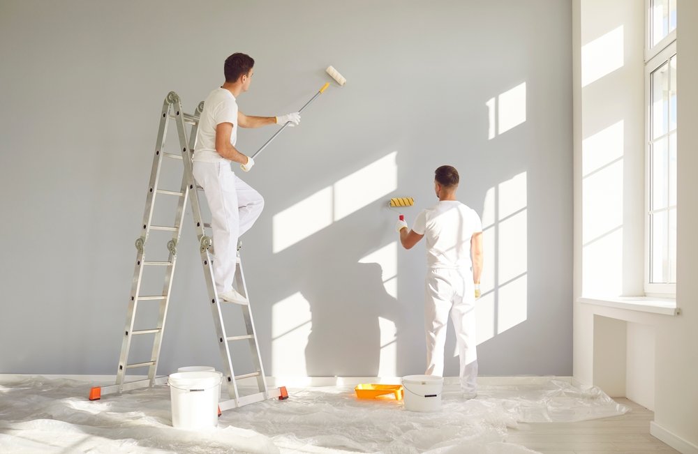 Dit is het resultaat van glasvliesbehang laten aanbrengen in je nieuwbouwwoning in Nijmegen.